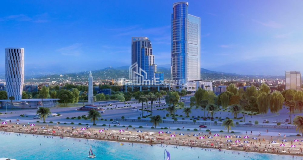 آپارتمان 59.4 متر مربع - کوچه قهرمانان, Batumi, گرجستان