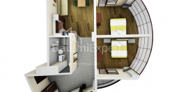 آپارتمان 84.98 متر مربع - مزگوارتا, Chakvi, گرجستان