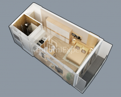 آپارتمان 1-комн 34.8 m² - لخ و ماریا کاچینسکی, Batumi