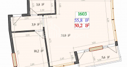 شی در حال ساخت 2-комн 55.8 m² - لخ و ماریا کاچینسکی, Batumi