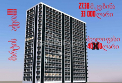 آپارتمان 27 متر مربع - دیوید آگماشنبلی, Batumi, گرجستان