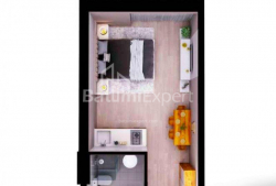 آپارتمان 1-комн 26 m² - کلانتر خیمشیاشویلی, Batumi