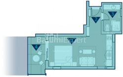 شی در حال ساخت 1-комн 37.2 m² - روستاولی, Chakvi