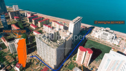 آپارتمان 33.1 متر مربع - شالوا ایناساریدزه, Batumi, گرجستان