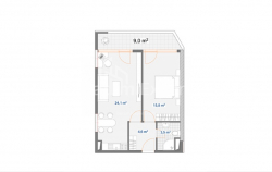 آپارتمان 2-комн 58.8 m² - خیدرا آباشیدزه, Batumi